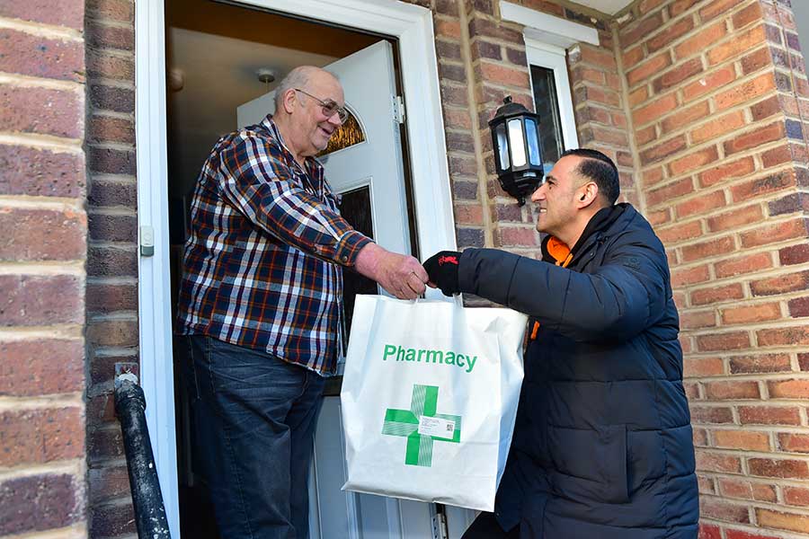 prescription-delivery-staffordshire-03 Gentleman in Staffordshire receives his medication from Inspire Pharmacy